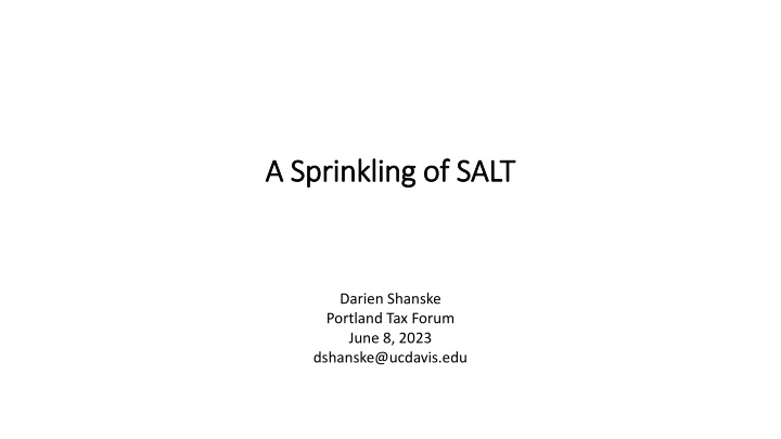 a sprinkling of salt a sprinkling of salt