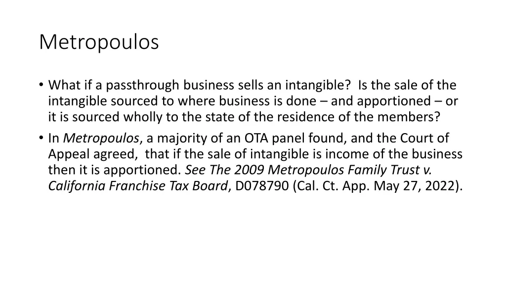 metropoulos