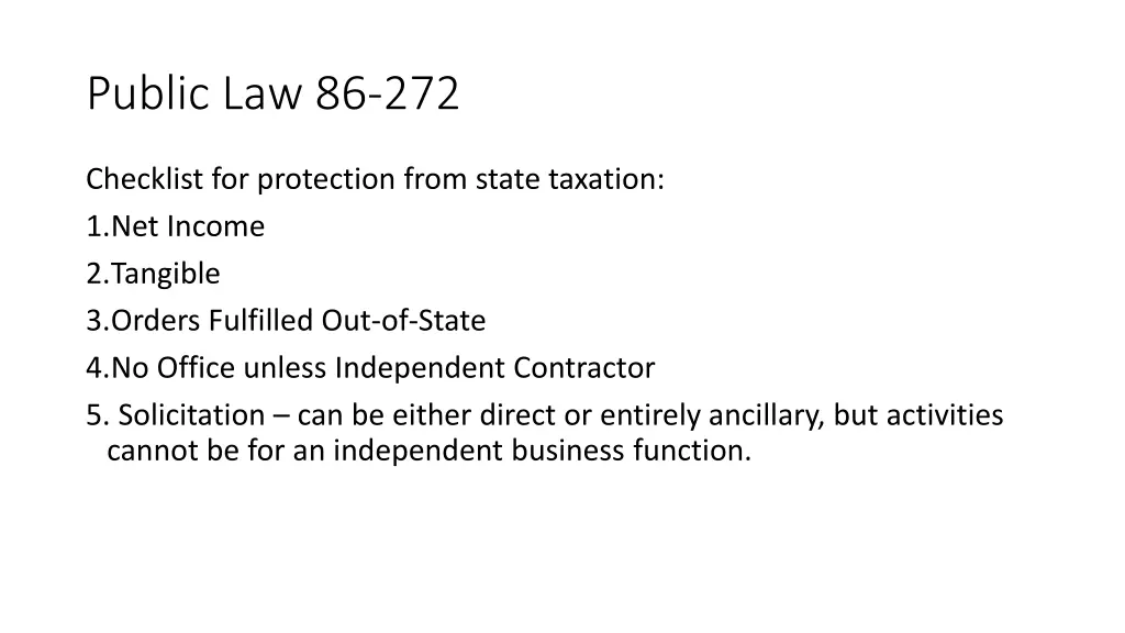 public law 86 272