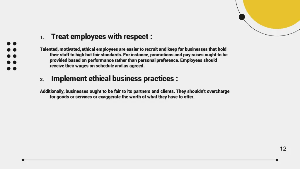treat employees with respect