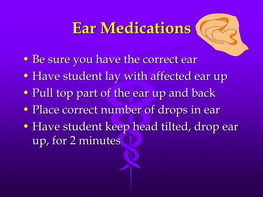 ear medications