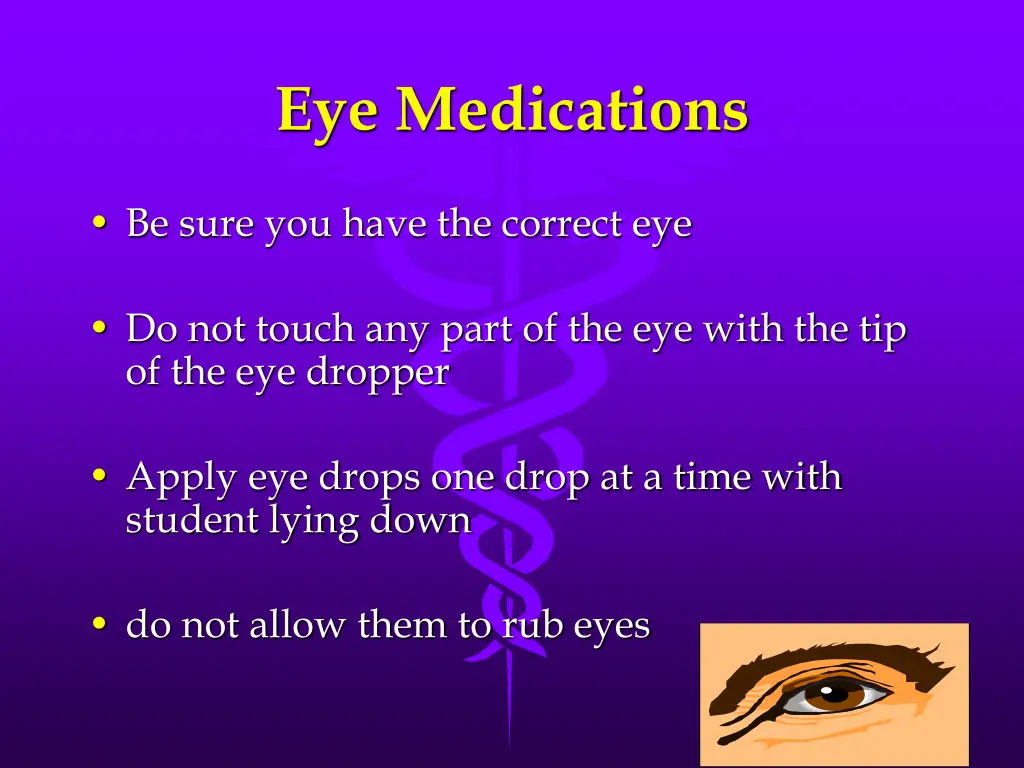 eye medications