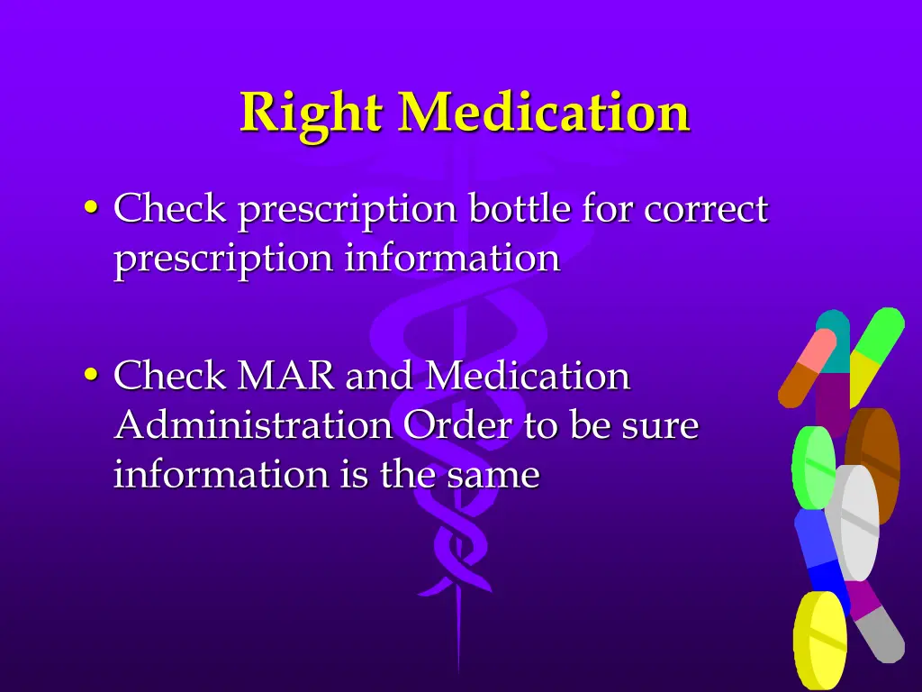 right medication