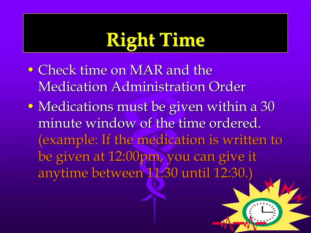right time