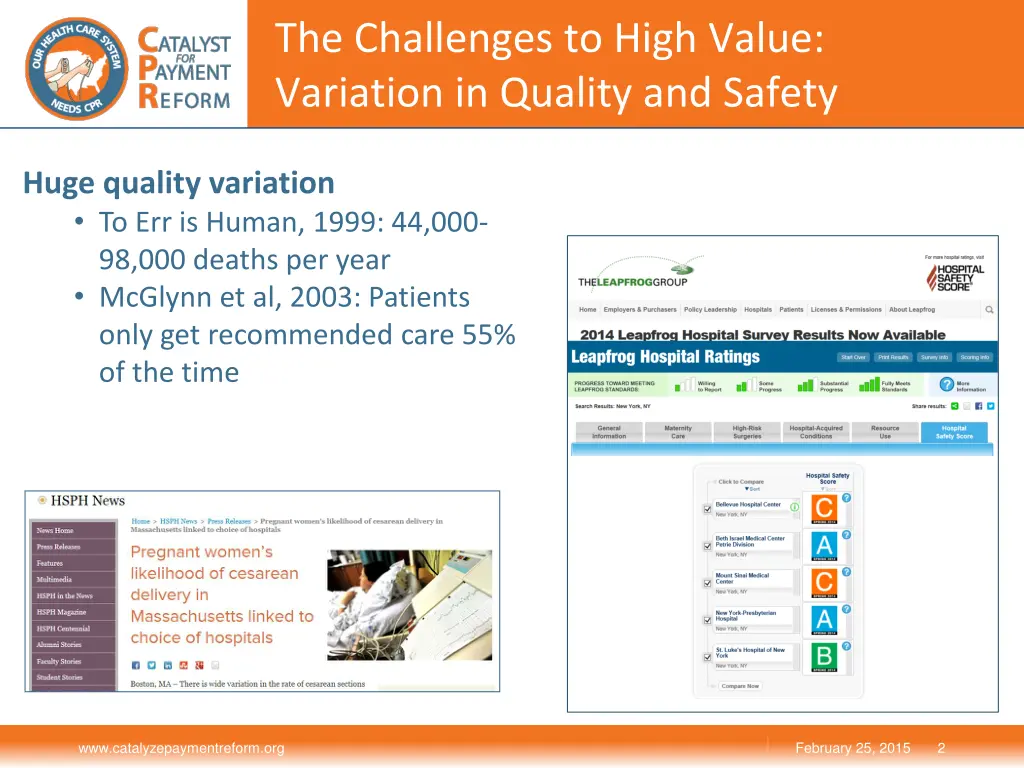 the challenges to high value variation in quality