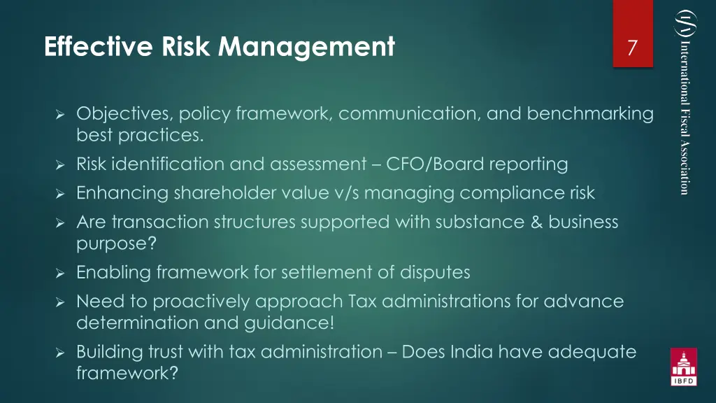 effective risk management