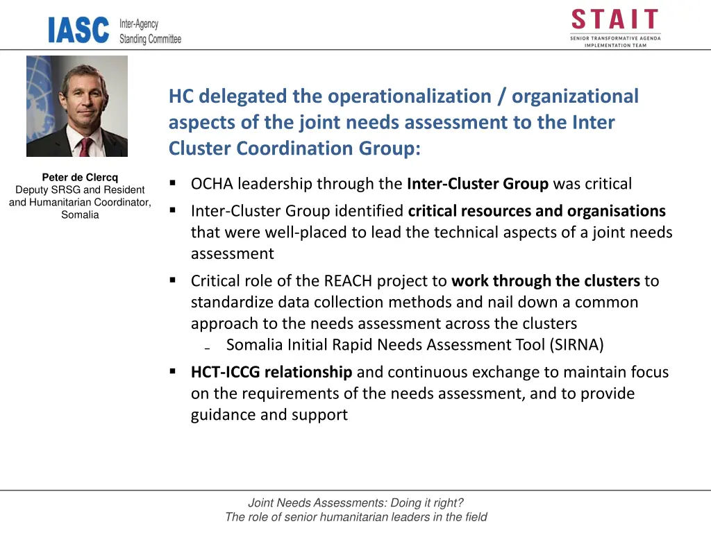 hc delegated the operationalization