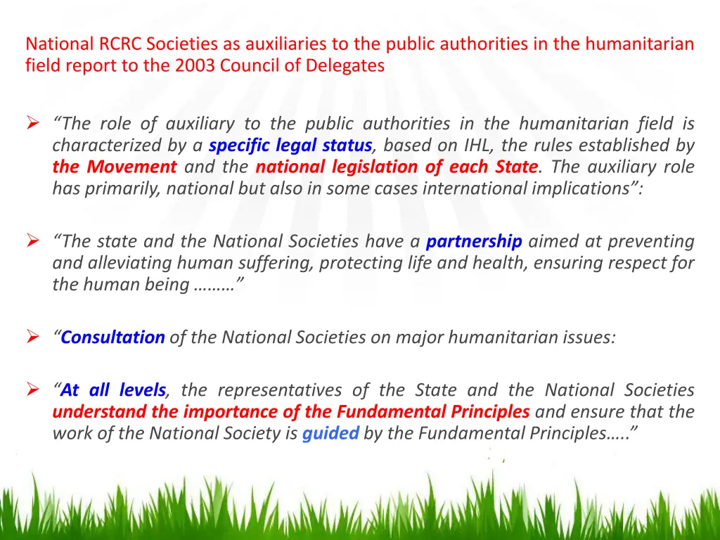 national rcrc societies as auxiliaries