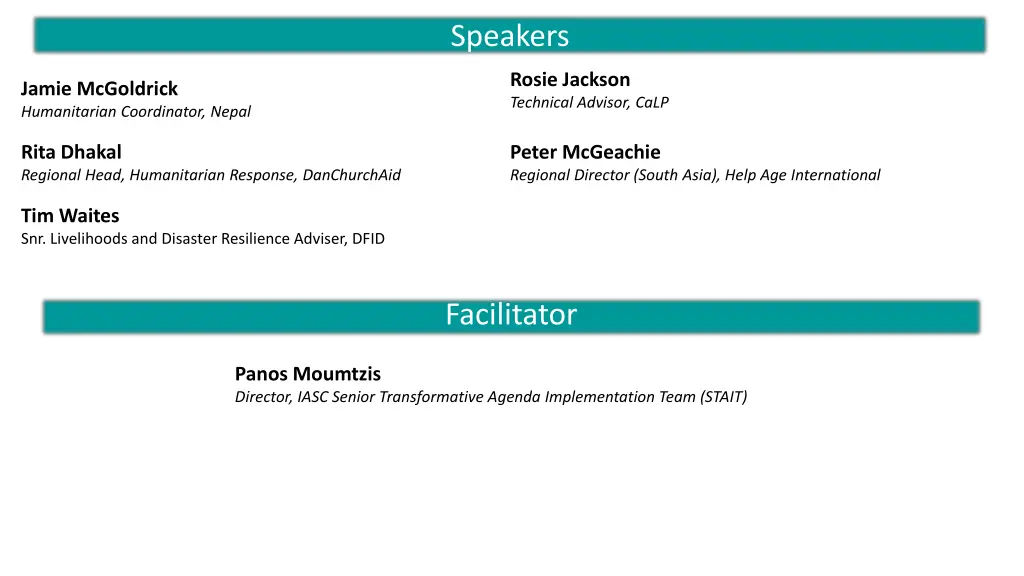 speakers