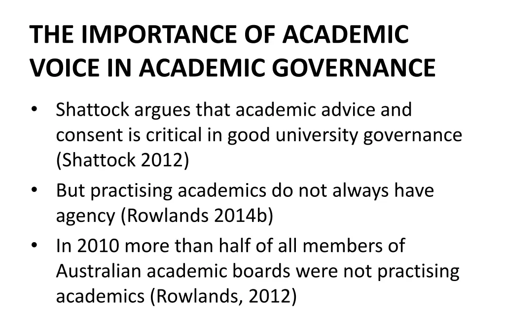 the importance of academic voice in academic
