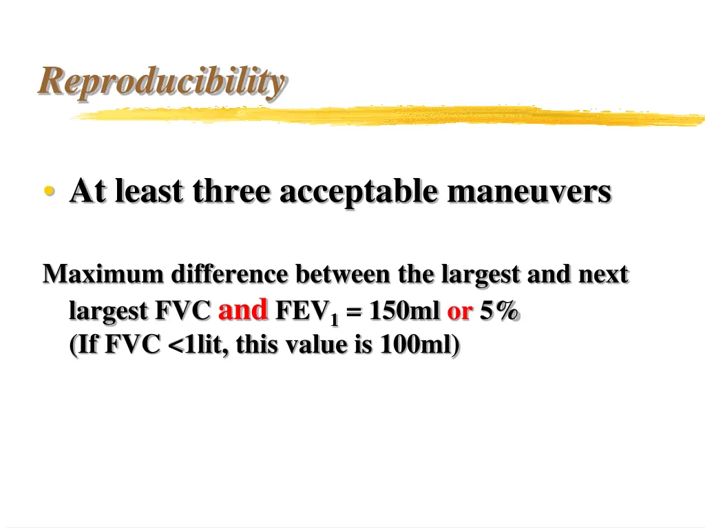 reproducibility