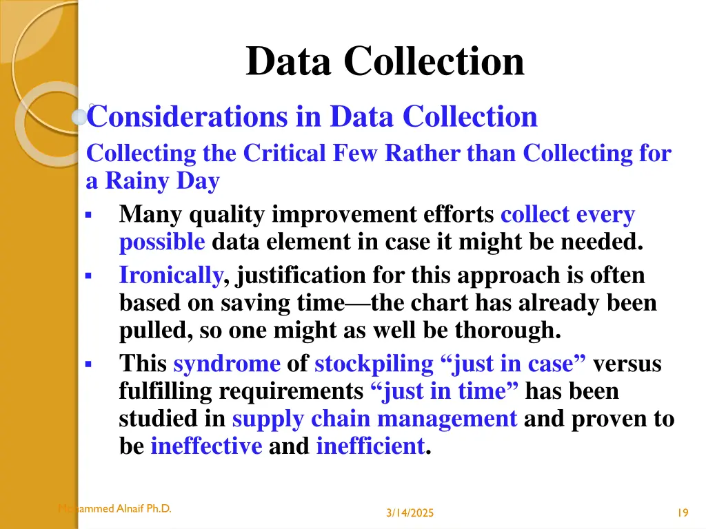 data collection 12