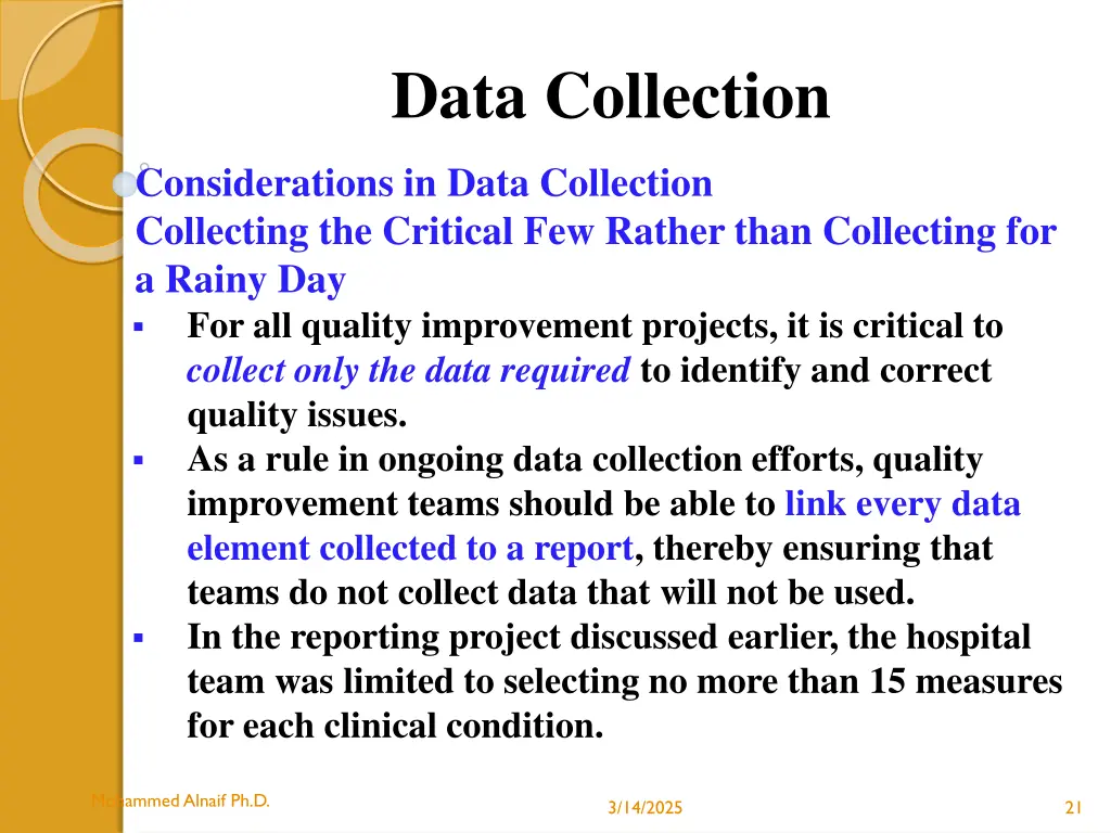 data collection 14