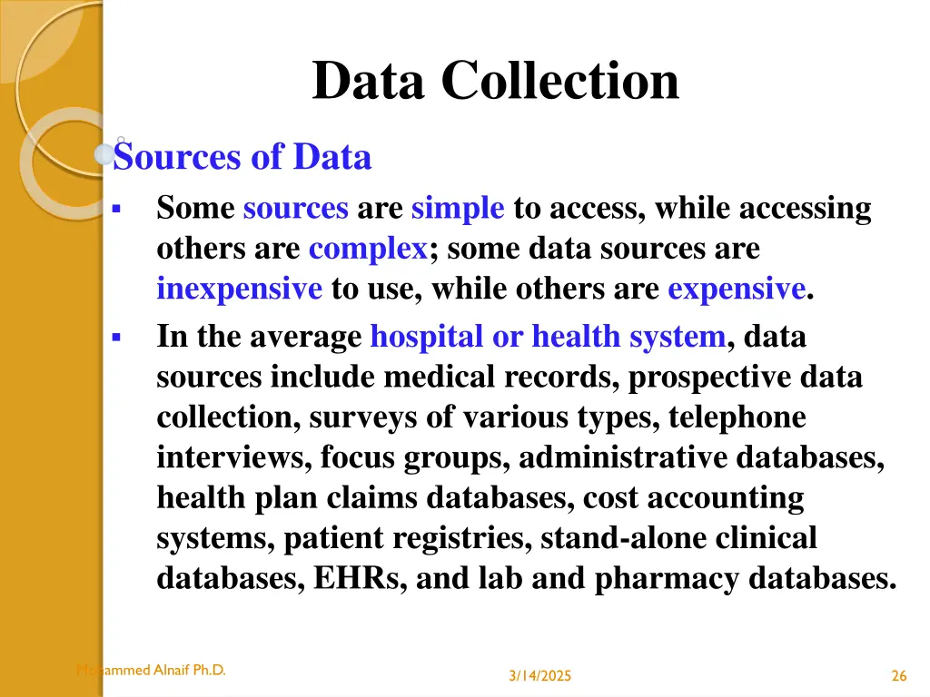 data collection 19