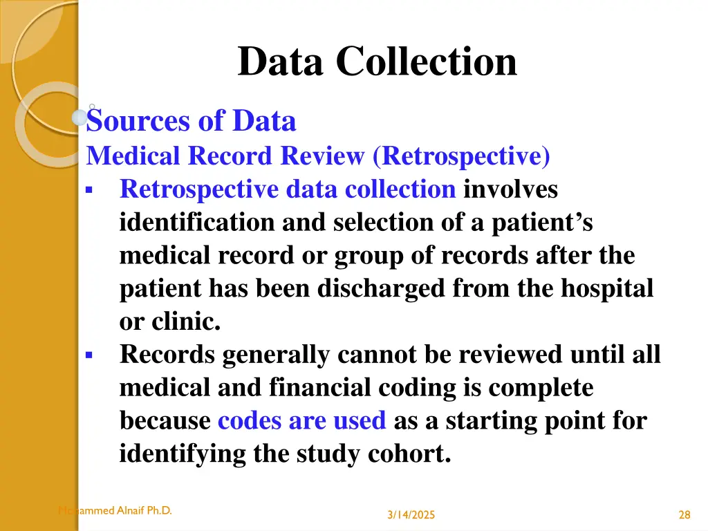 data collection 21