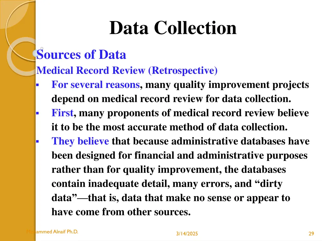 data collection 22