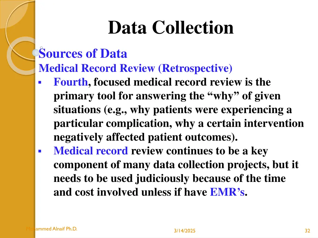 data collection 25