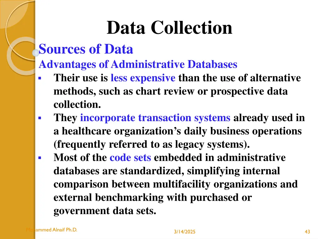 data collection 36