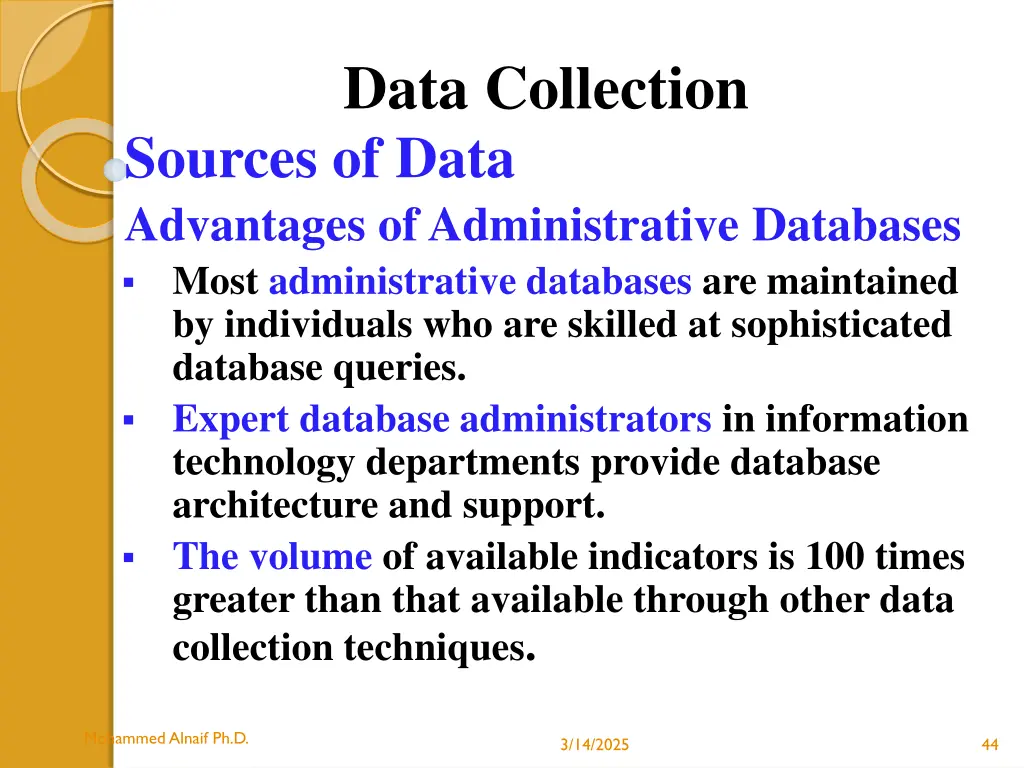 data collection 37