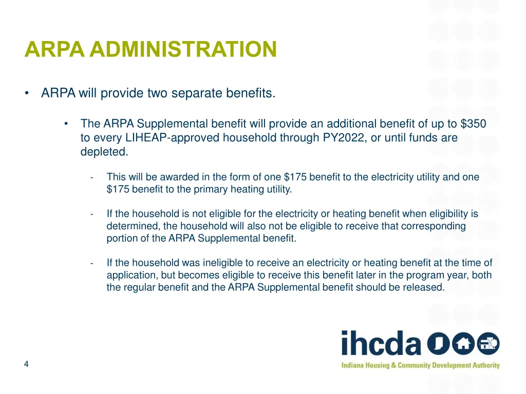 arpa administration 1