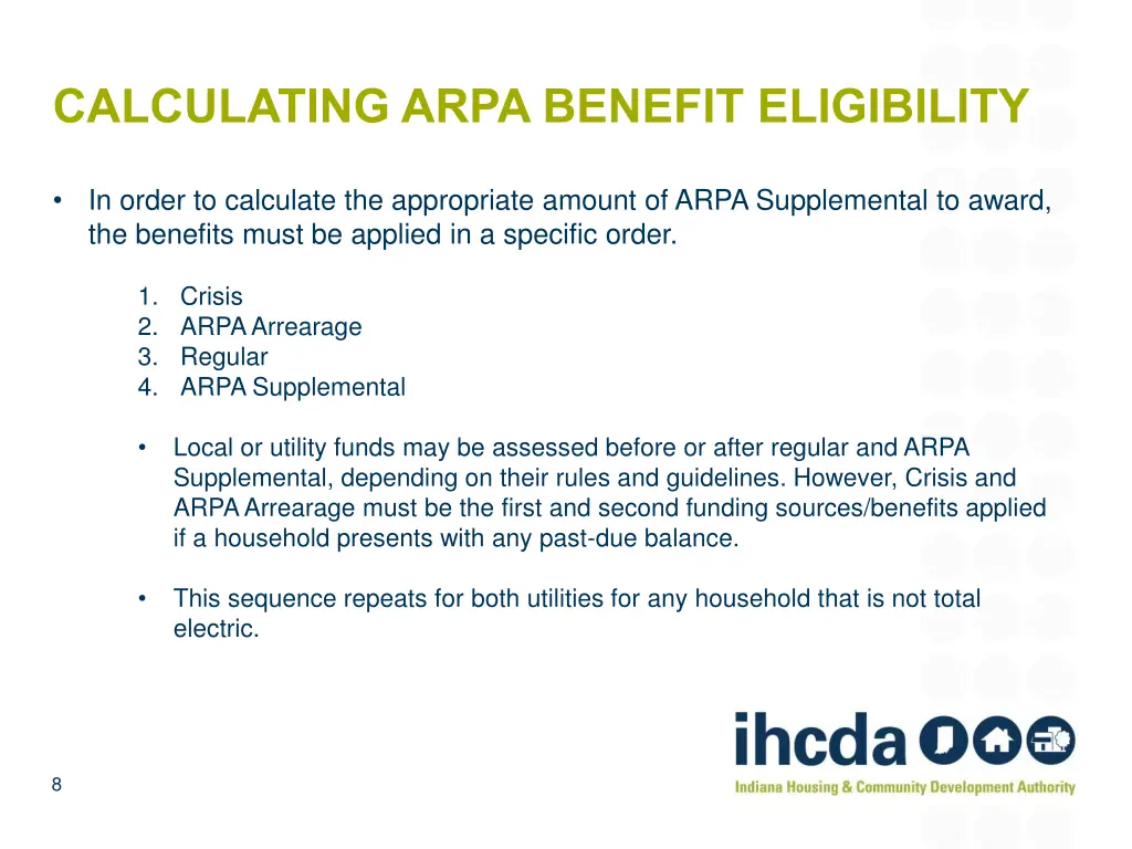 calculating arpa benefit eligibility