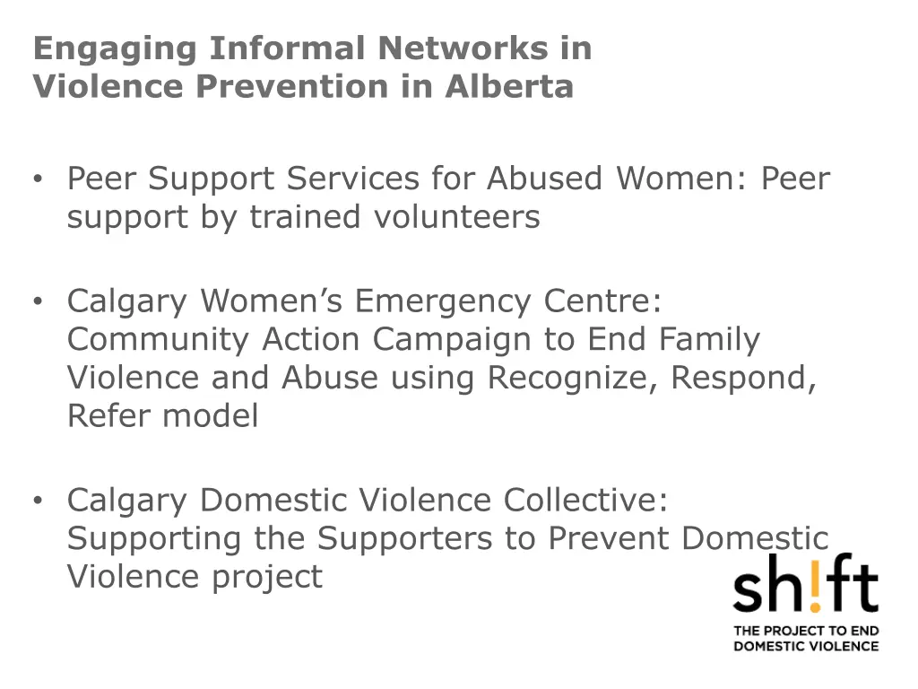 engaging informal networks in violence prevention 1