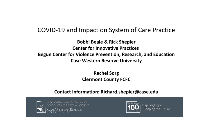covid 19 and impact on system of care practice