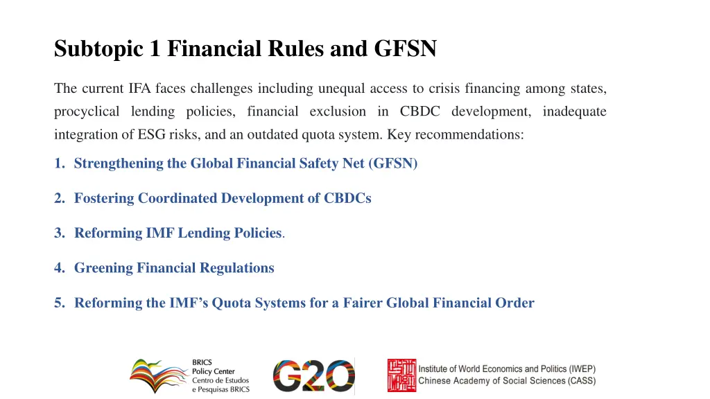 subtopic 1 financial rules and gfsn