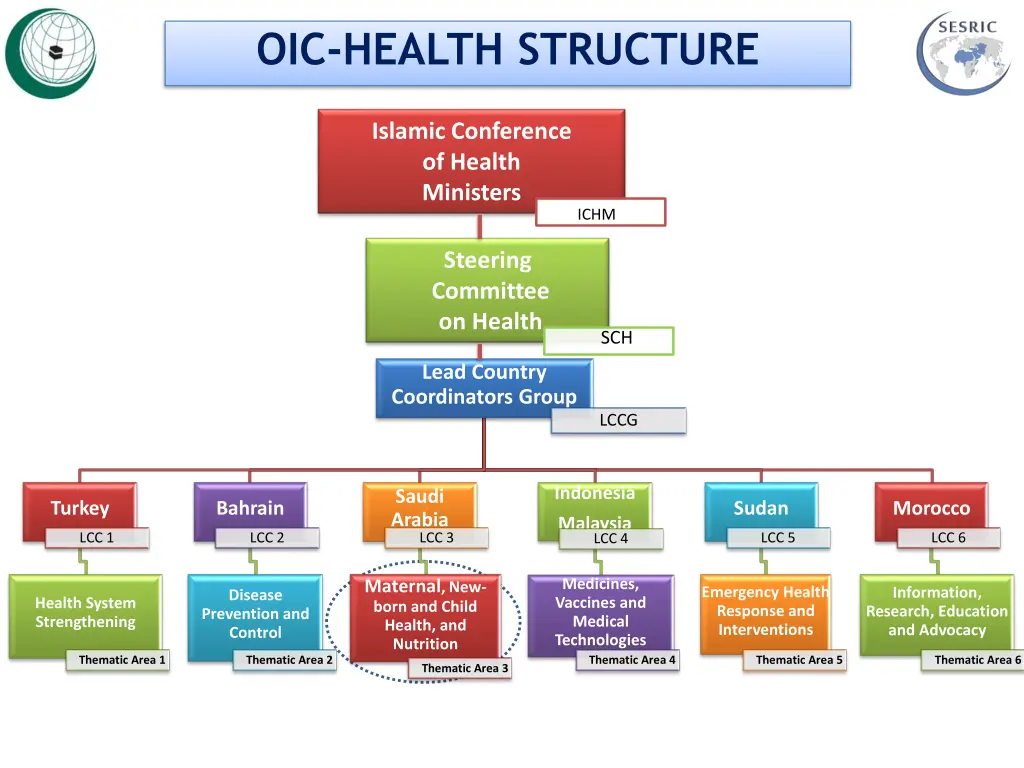 oic health structure