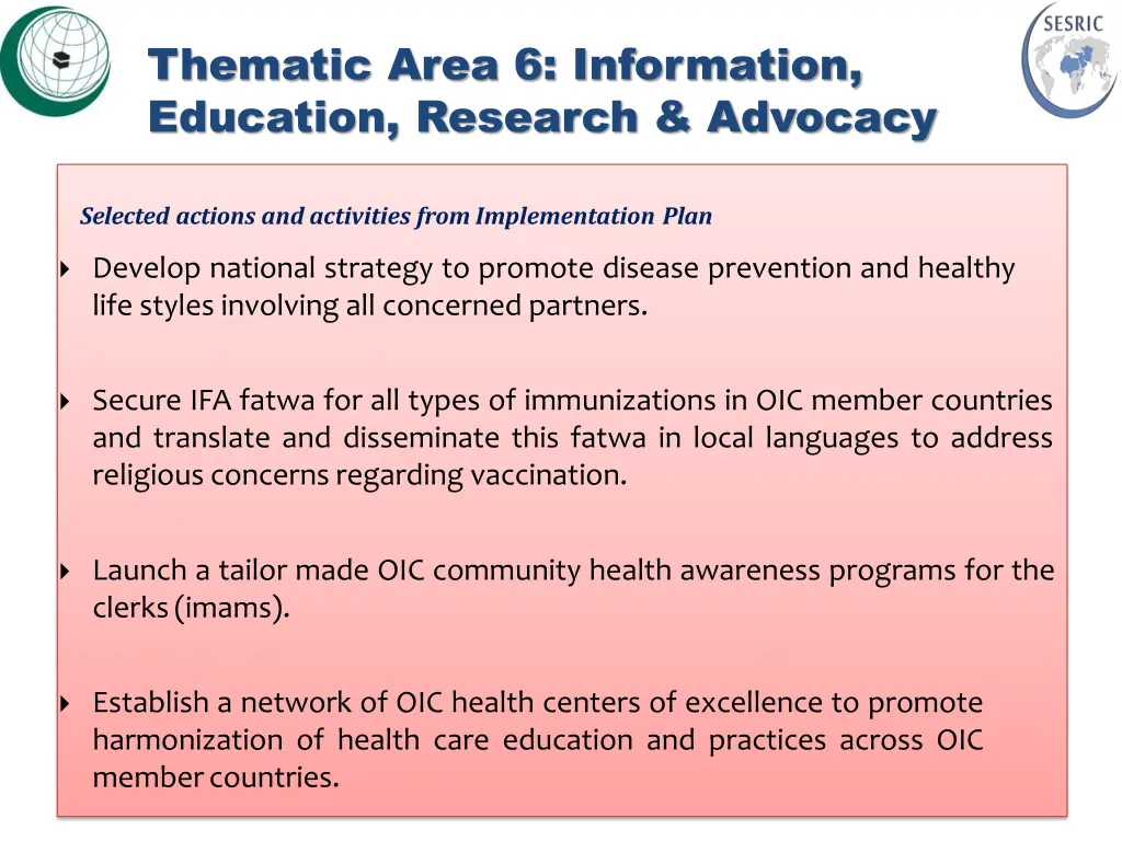 thematic area 6 information education research 1