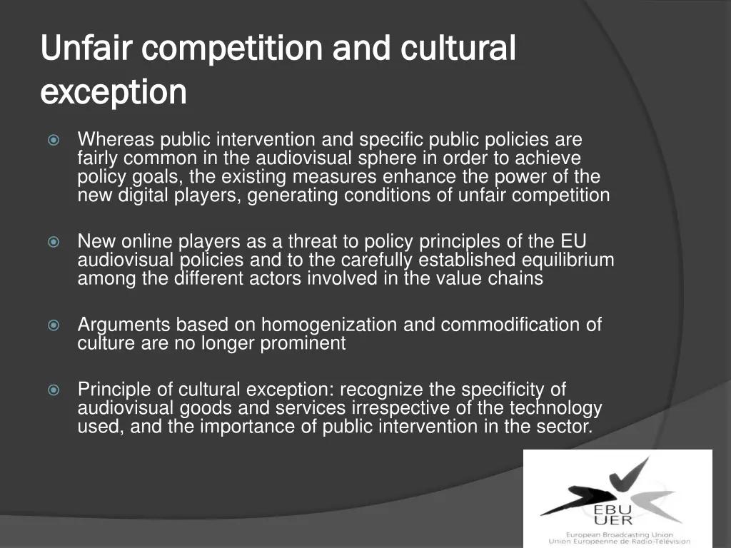u unfair nfair competition competition