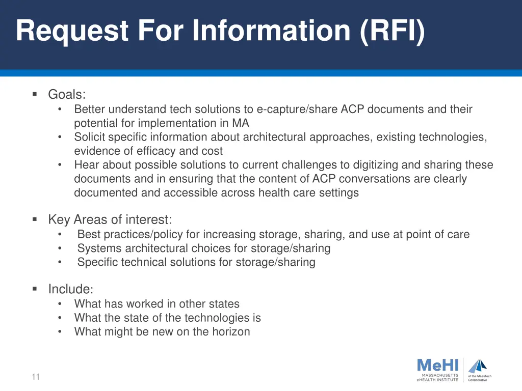 request for information rfi