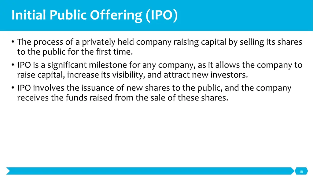 initial public offering ipo