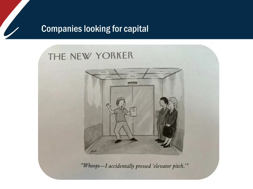 companies looking for capital