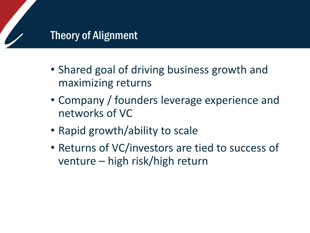 theory of alignment