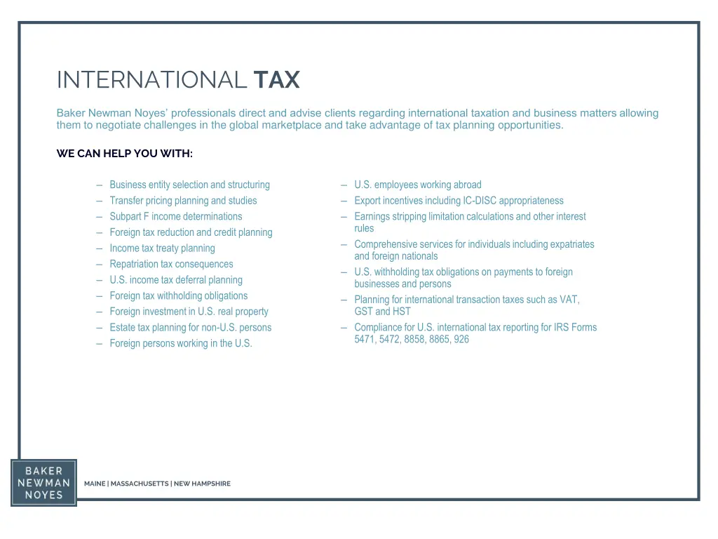 international tax