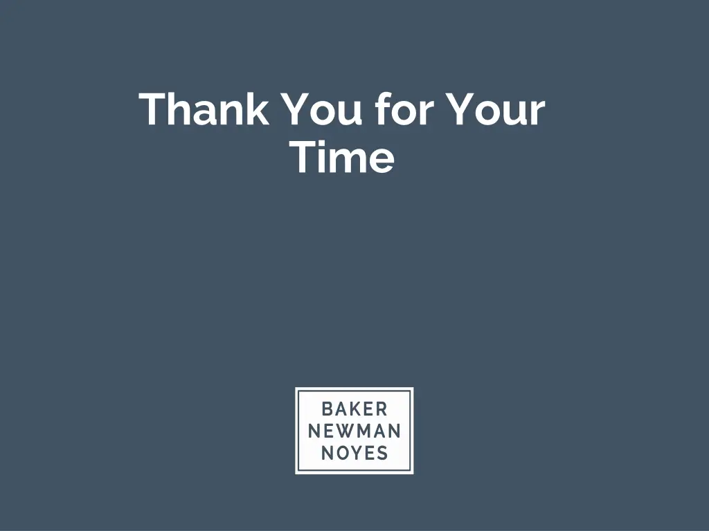 thank you for your time