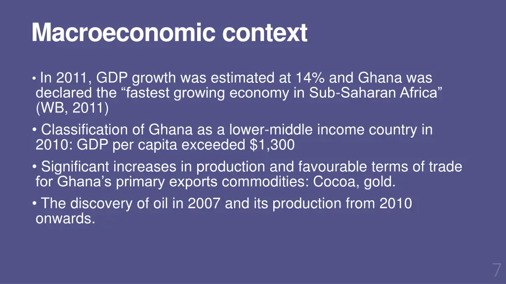 macroeconomic context 2