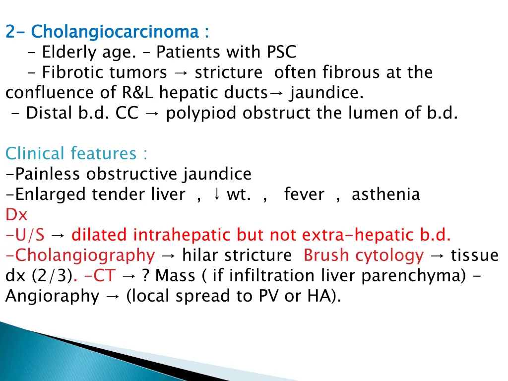 2 2 cholangiocarcinoma elderly age patients with