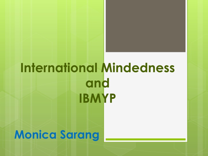 international mindedness and ibmyp