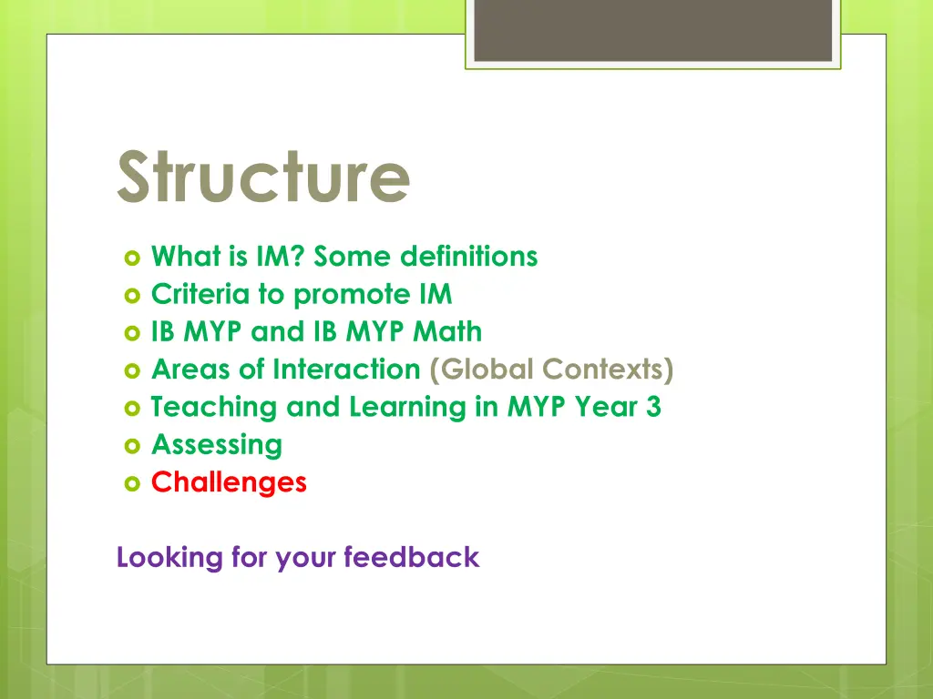 structure