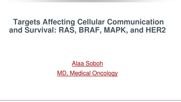 targets affecting cellular communication