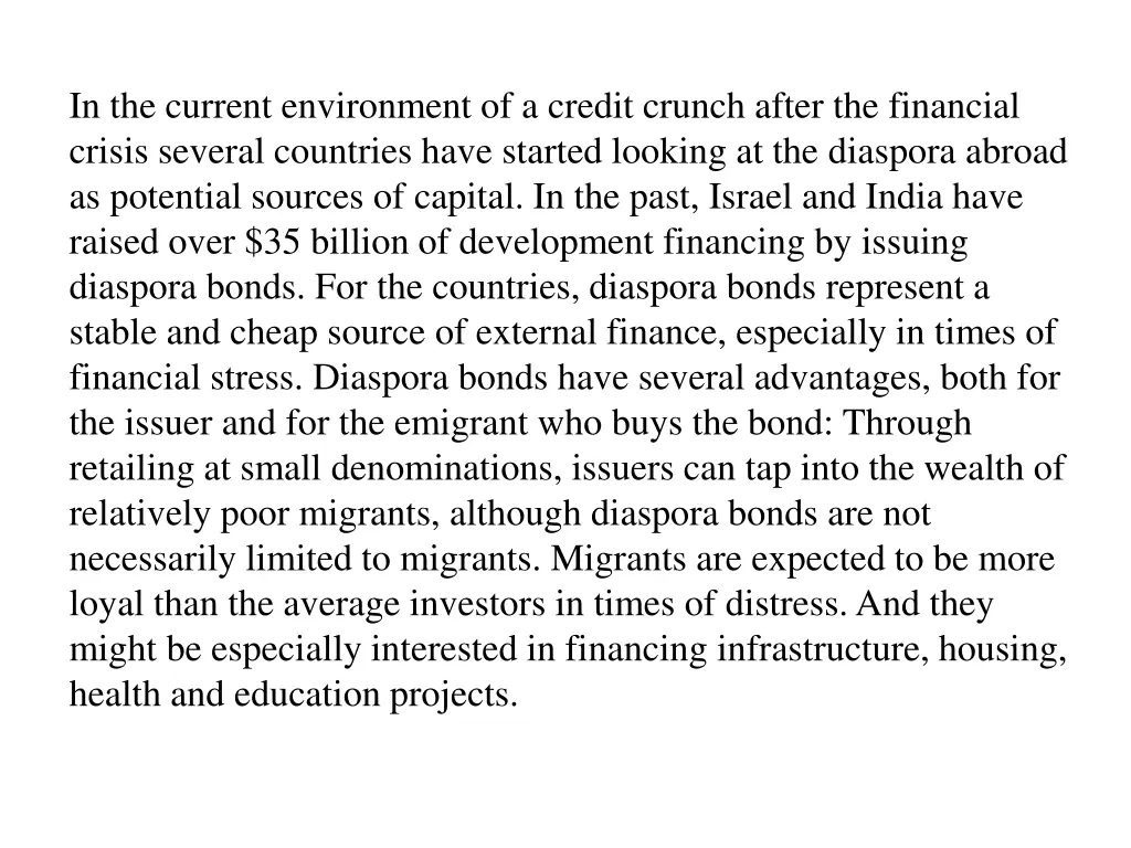 in the current environment of a credit crunch
