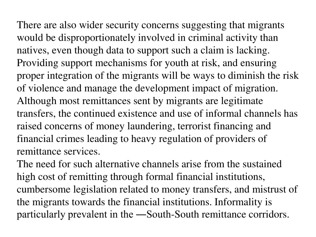 there are also wider security concerns suggesting