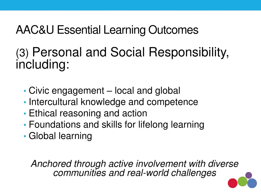 aac u essential learning outcomes 2