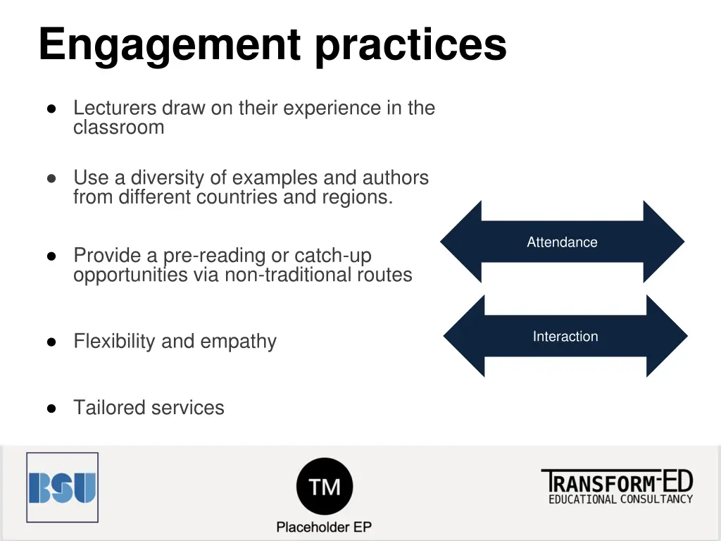 engagement practices