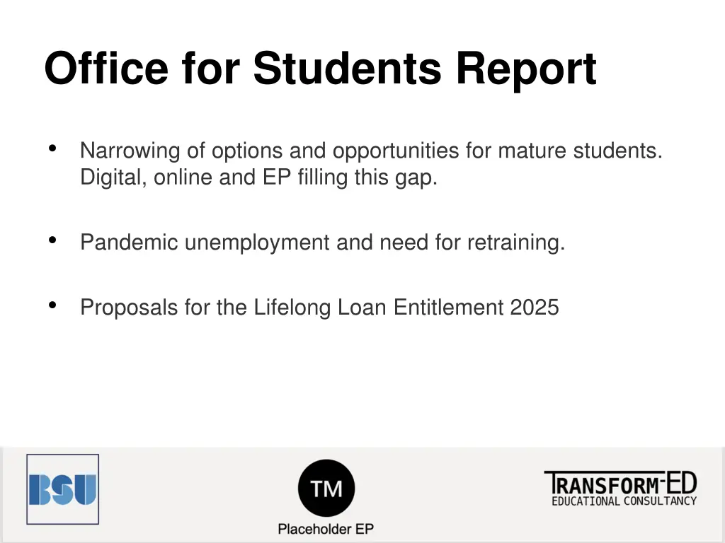 office for students report