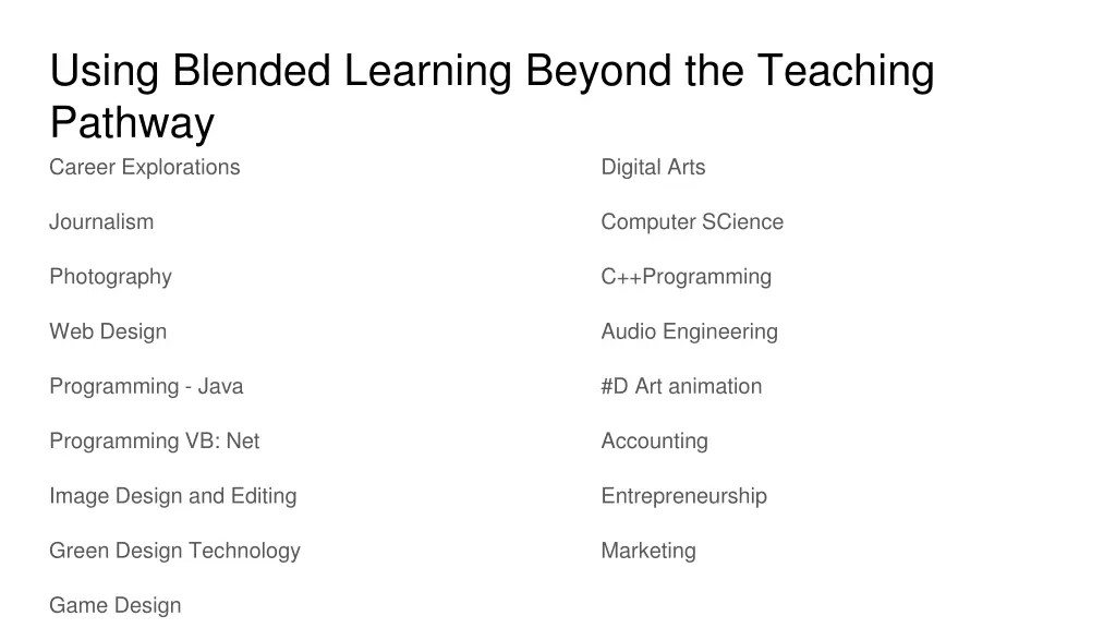 using blended learning beyond the teaching 1
