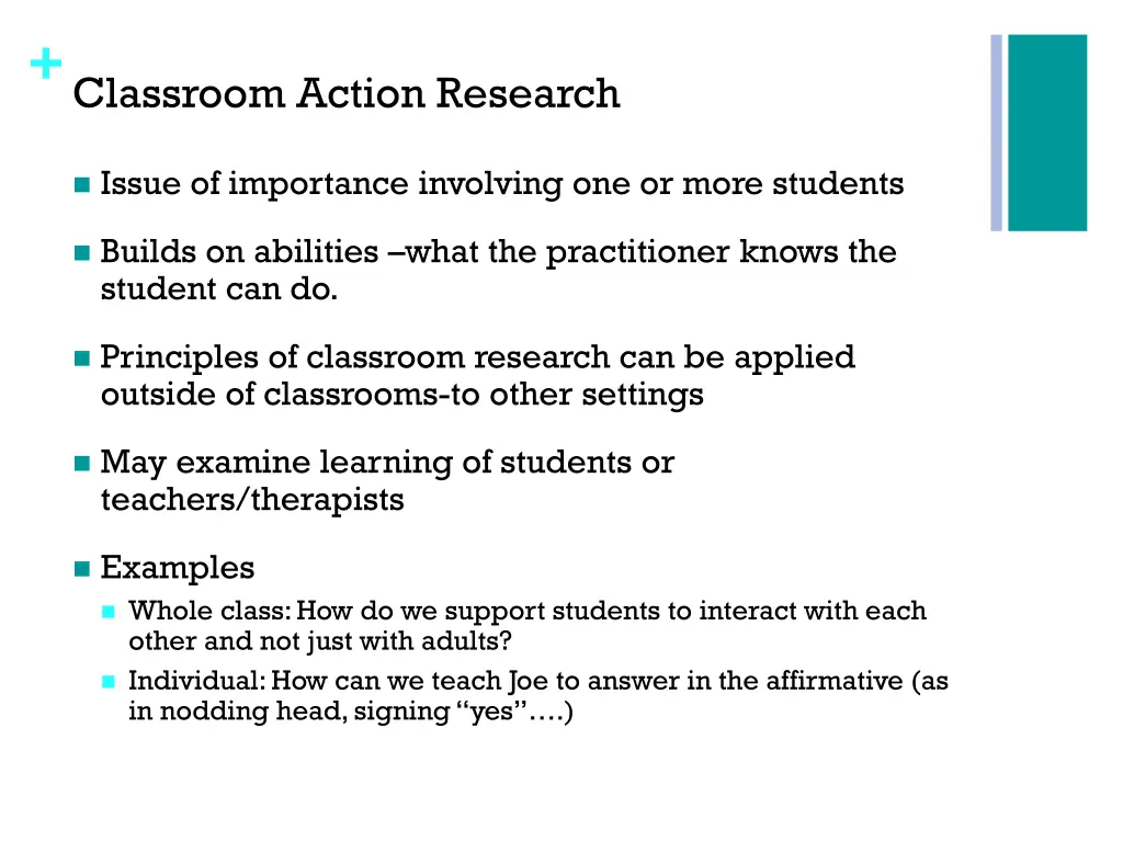 classroom action research