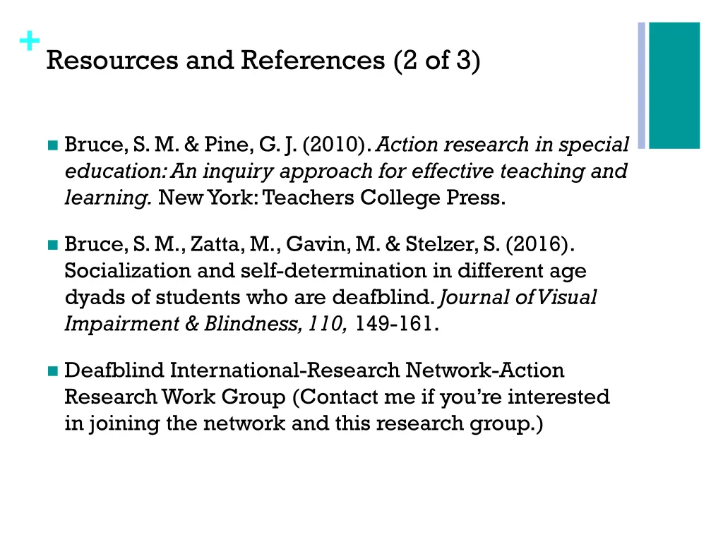 resources and references 2 of 3